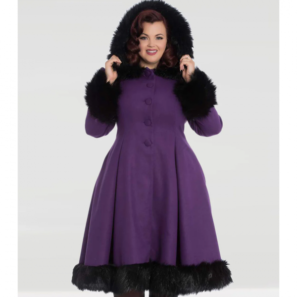<img class='new_mark_img1' src='https://img.shop-pro.jp/img/new/icons1.gif' style='border:none;display:inline;margin:0px;padding:0px;width:auto;' />Hell BunnyElvira Coat in Purple