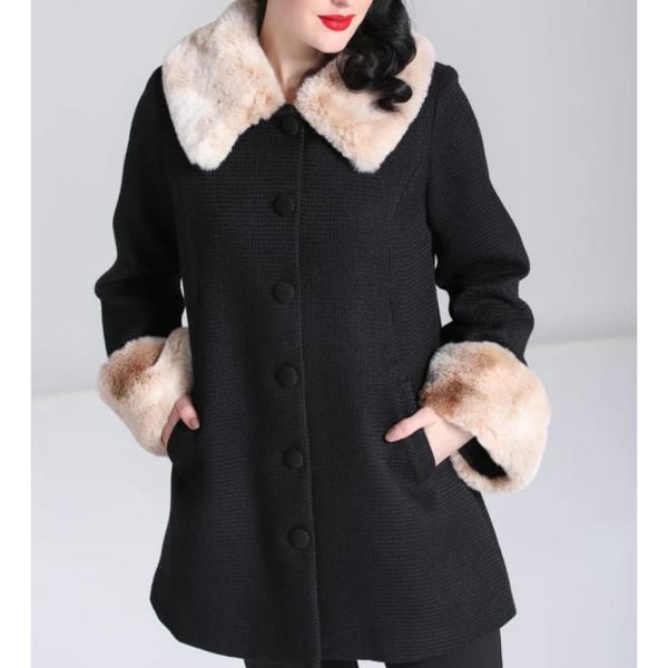 <img class='new_mark_img1' src='https://img.shop-pro.jp/img/new/icons1.gif' style='border:none;display:inline;margin:0px;padding:0px;width:auto;' />Hell BunnyFaustine Coat -size XS