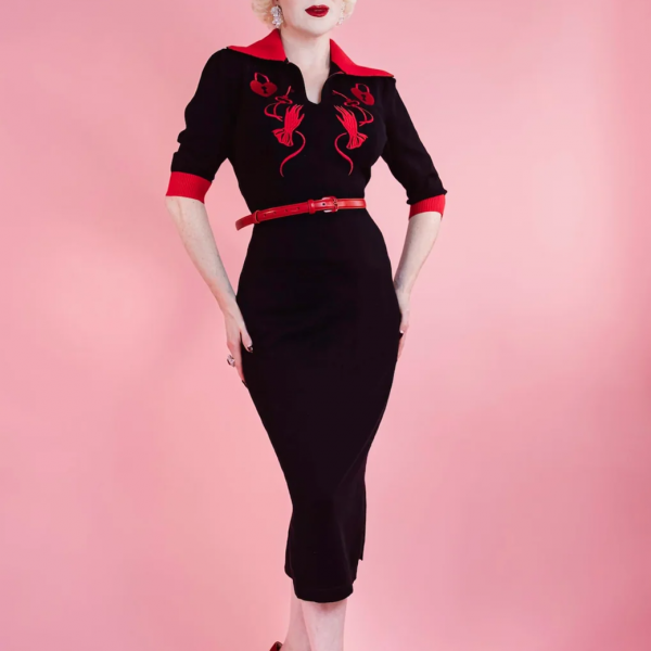 <img class='new_mark_img1' src='https://img.shop-pro.jp/img/new/icons1.gif' style='border:none;display:inline;margin:0px;padding:0px;width:auto;' />Rebel Love ClothingKey to My Heart Knitted Dress  