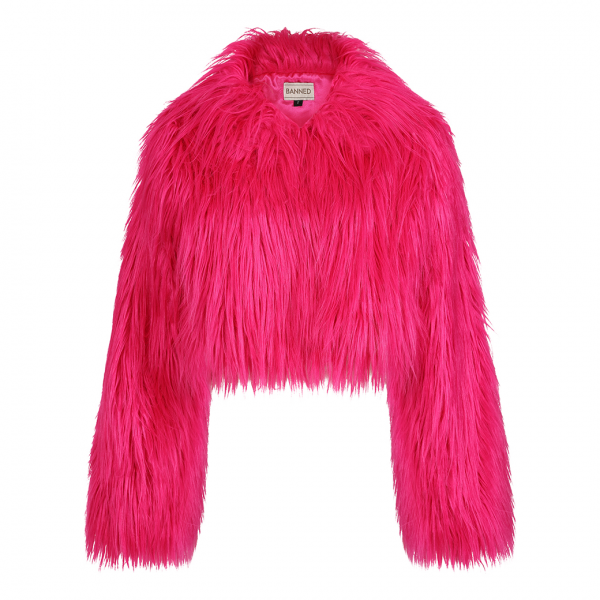 BANNEDGLACIA JACKET NEON PINK-XS