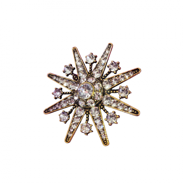 <img class='new_mark_img1' src='https://img.shop-pro.jp/img/new/icons1.gif' style='border:none;display:inline;margin:0px;padding:0px;width:auto;' />��VALLERY'S SELECT��Rhinestone Starburst Brooch