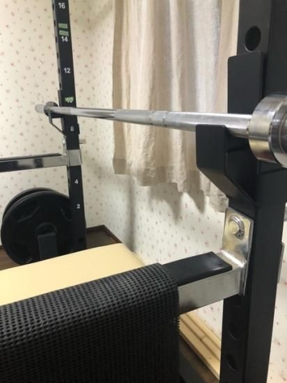 ボディーメーカー社とパワーテック社のラックに適合するJフック　Cタイプ（鉄棒式） Amazon | パワーテック社のハーフラックに適合するJフック B