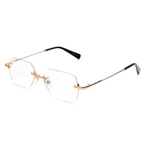 9FIVE / "CLARITY" 24K GOLD CLEAR LEMS GLASSES