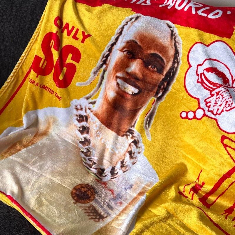 CACTUS JACK × McDONALD'S / CACTUS PACK VINTAGE BLANKET - GANGSTA MARKET  【ギャングスタ マーケット】