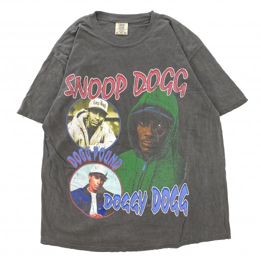 Snoop Dogg　ヴィンテージ加工　RAP　長袖Tシャツ　ブラック　Lサイズ