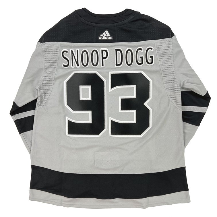 SNOOP DOGG × LA KINGS / SNOOP DOGG × LA KINGS JERSEY / GRAY × BLACK -  GANGSTA MARKET 【ギャングスタ マーケット】