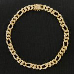 GOLDEN GILT (ゴールデン・ギルト) / FIGARO STUDDED NECKLACE / GOLD