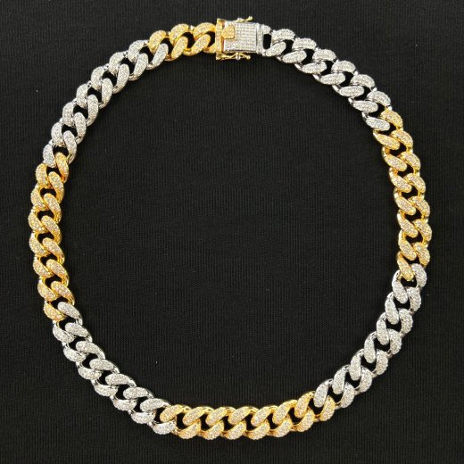 GOLDEN GILT (ゴールデン・ギルト) / 2TONE CUBAN LINK NECKLACE