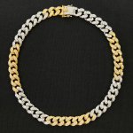 GOLDEN GILT (ゴールデン・ギルト) / 2TONE CUBAN LINK NECKLACE / GOLD×SILVER