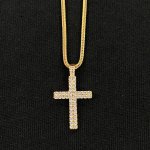 GOLDEN GILT (ゴールデン・ギルト) / DOUBLE ROW CROSS NECKLACE / GOLD