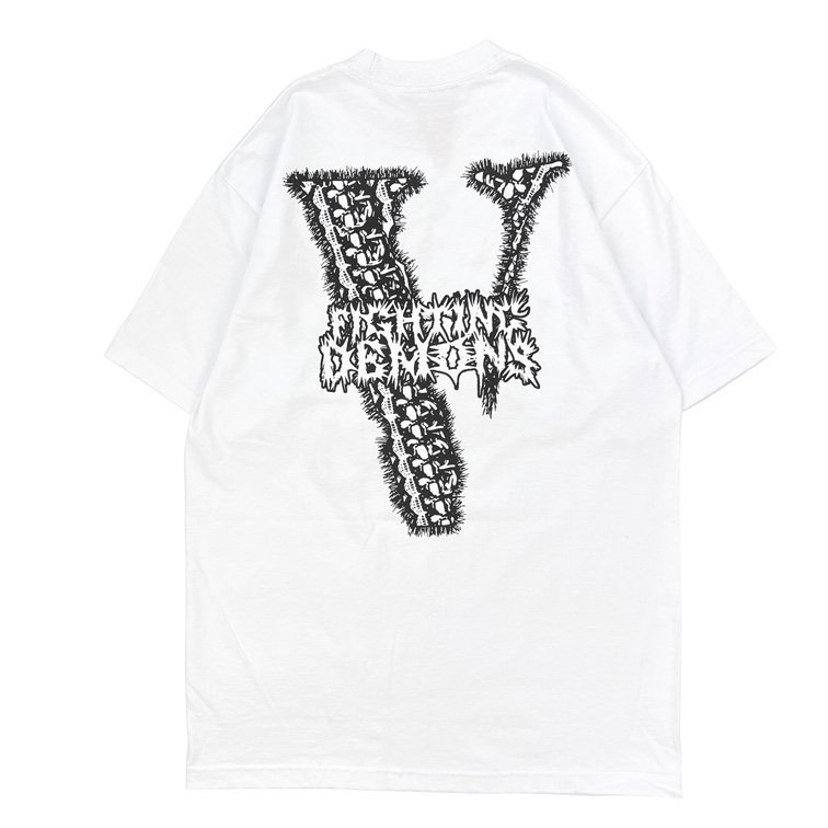 【30%OFF】 999 CLUB × VLONE / Juice WRLD X VLONE BONES T-SHIRT / WHITE  ■定価：￥21,780→ - GANGSTA MARKET 【ギャングスタ マーケット】