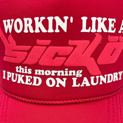 20%OFF】 SICKO (シッコ) / SICKO LAUNDRY TRUCKER / SOLID RED □定価 ...