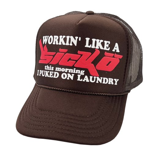 【20%OFF】 SICKO (シッコ) / SICKO LAUNDRY TRUCKER / BROWN ■定価：￥19,800→ - GANGSTA  MARKET 【ギャングスタ マーケット】