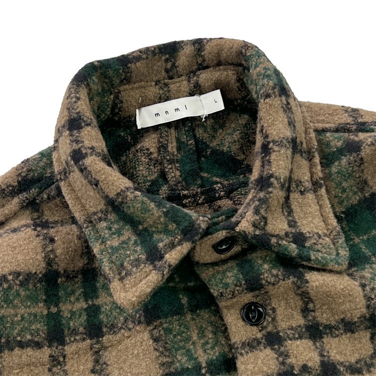 mnml　hevy weight woven flannel