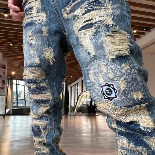 WANNA (ワナ) / L.F.S.E 55 DISTRESSED JEANS / INDIGO - GANGSTA MARKET 【ギャングスタ  マーケット】