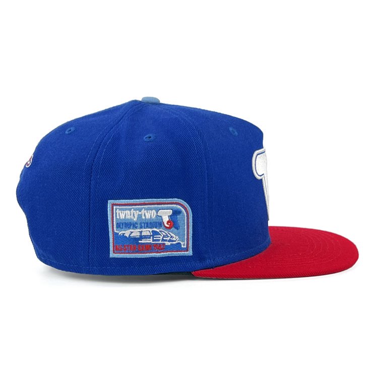 TWNTY TWO (トゥエンティートゥー) / EXPOS SNAPBACK CAP / BLUE × RED - GANGSTA MARKET  【ギャングスタ マーケット】