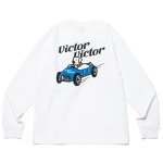 HUMAN MADE × Victor Victor Worldwide / VICTOR VICTOR LONG SLEEVE T-SHIRT　/ WHITE