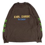 Interscorpe Records（インタースコープ レコード）/ DR.DRE 「THE CHRONIC」 CHOCOLATE LONG SLEEVE T-SHIRT / BROWN