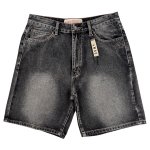 GRIMEY (グライミー) / THE TOUGHST DENIM SHORTS / WASHED BLACK