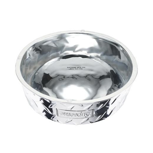 SUPREME (シュプリーム) / DIAMOND PLATE DOG BOWL / SILVER - GANGSTA