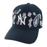 CEASE ± DESIST (シーズアンドデジスト) / PAISLEY NY CITY TOUR FITTED CAP / NAVY