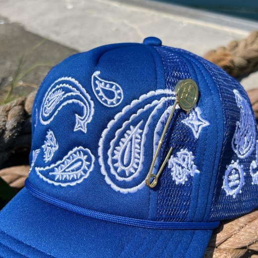 40%OFF】 CEASE ± DESIST (シーズアンドデジスト) / PAISLEY TRUCKER / BLUE □定価：￥13,200→ -  GANGSTA MARKET 【ギャングスタ マーケット】