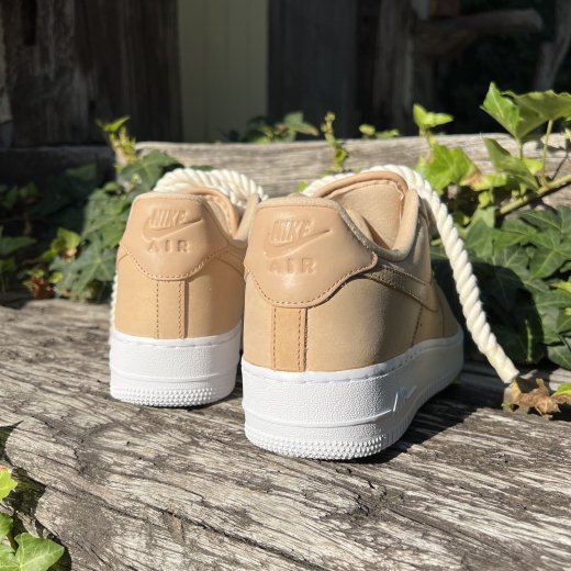 NIKE (ナイキ) / CUSTOM WMNS AF1 PRM MF / VACHETTA TAN × WHITE