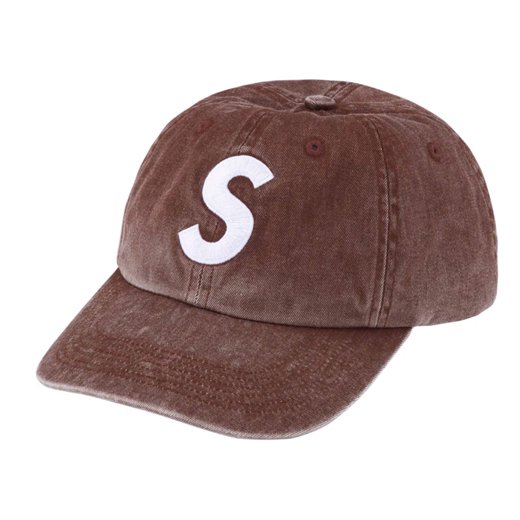 30%OFF】 SUPREME / PIGMENT PRINT S LOGO 6PANEL CAP / BROWN □定価：￥15,400→ -  GANGSTA MARKET 【ギャングスタ マーケット】