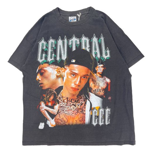 BOOTLEG TEES (ブートレッグティーズ) / CENTRAL CEE TEE / VINTAGE BLACK - GANGSTA  MARKET 【ギャングスタ マーケット】