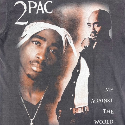 BOOTLEG TEES (ブートレッグティーズ) / 2PAC TEE Ⅰ / VINTAGE BLACK - GANGSTA MARKET  【ギャングスタ マーケット】