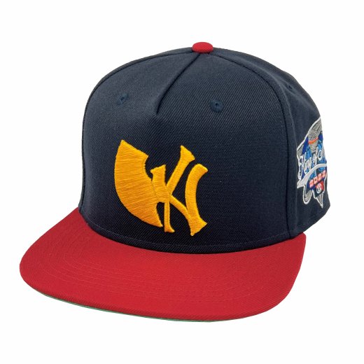 TWNTY TWO (トゥエンティートゥー) / KING OF NY WU SNAPBACK CAP / NAVY × RED - GANGSTA  MARKET 【ギャングスタ マーケット】