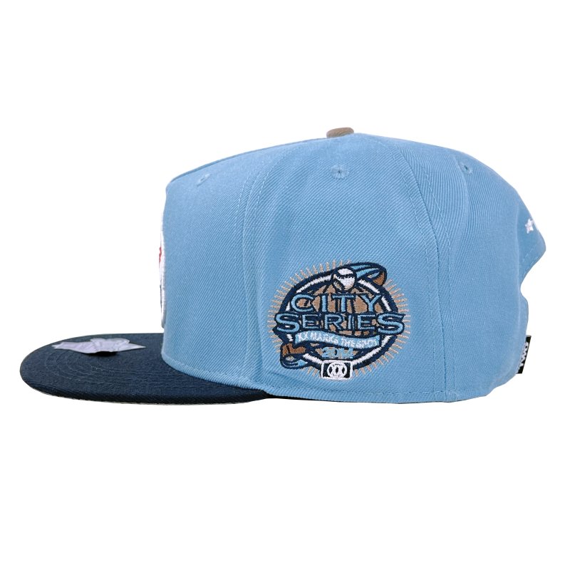 TWNTY TWO (トゥエンティ―・トゥー) / T CLAWS SNAPBACK CAP / SKY × NAVY - GANGSTA  MARKET 【ギャングスタ マーケット】