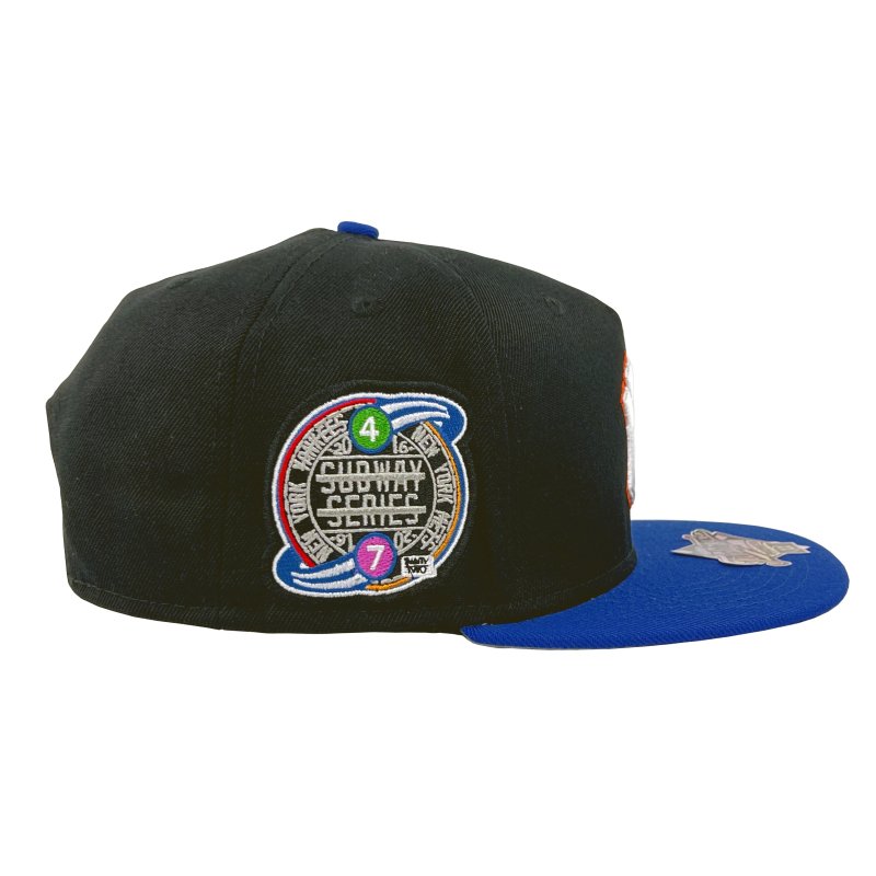 TWNTY TWO (トゥエンティ―・トゥー) / YANKMETS SNAPBACK CAP / BLACK × BLUE - GANGSTA  MARKET 【ギャングスタ マーケット】