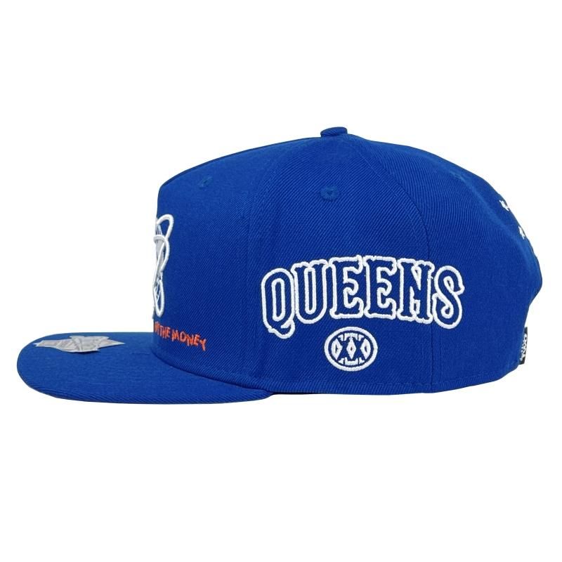 TWNTY TWO / QUEENS QGTM SNAPBACK CAP / BLUE - GANGSTA MARKET
