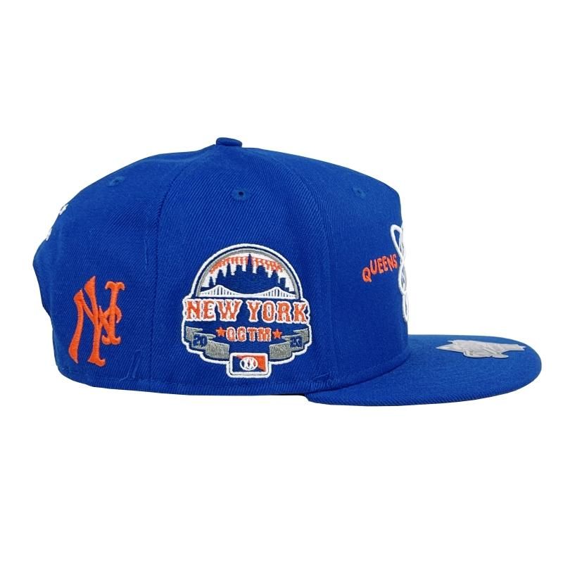 TWNTY TWO / QUEENS QGTM SNAPBACK CAP / BLUE - GANGSTA MARKET