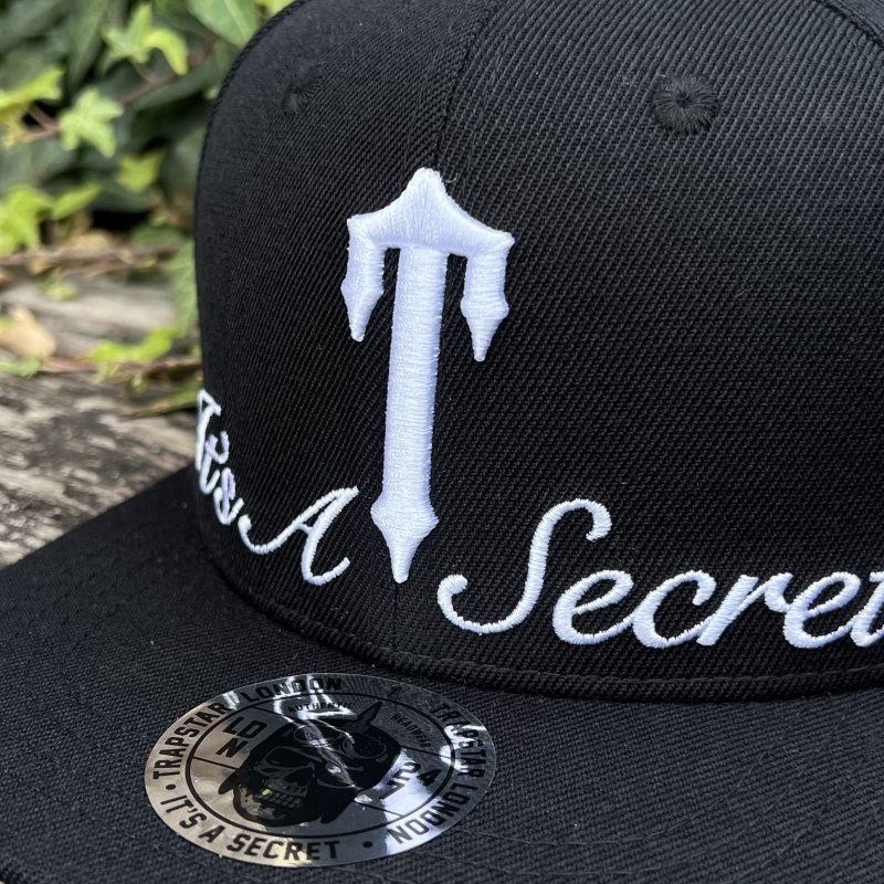 TRAPSTAR (トラップスター) / It's A Secret SNAPBACK CAP / BLACK - GANGSTA MARKET  【ギャングスタ マーケット】