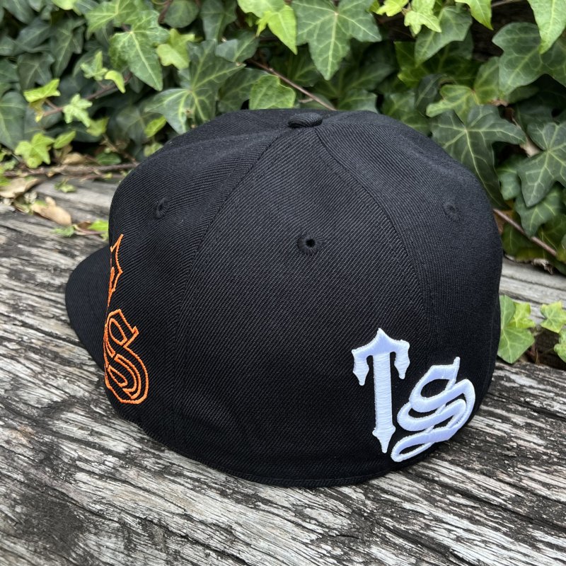 TRAPSTAR (トラップスター) / TS SCRIPT 2.0 FITTED CAP / BLACK - GANGSTA MARKET  【ギャングスタ マーケット】