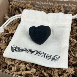 CHROME HEARTS (ϡ) / CH HEART RING / BLACK