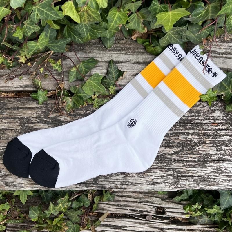 クロムハーツ　ソックス Chrome Hearts - CHROME HEARTS クロムハーツ 靴下 ソックス ロゴ刺繍