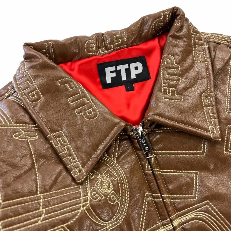 FTP / BIG BODY LEATHER JACKET - GANGSTA MARKET