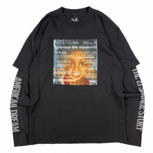 21 SAVAGE / AMERICAN DREAM LAYERED LONG SLEEVE TEE