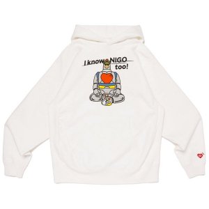 I KNOW NIGO TOO  HUMAN MADE / HEAVYWEIGHT HOODIE