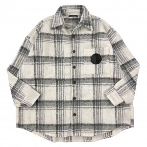 KRHYME DESIGN / HEAVY WEIGHT CHECK SHIRT