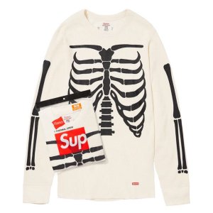 SUPREME / Hane&#174; BONES THERMAL CREW