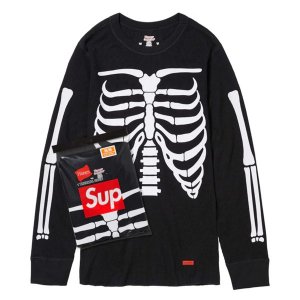 SUPREME / Hane&#174; BONES THERMAL CREW