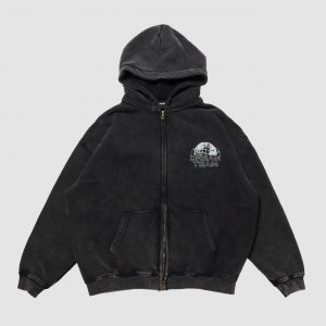 DREAM TEAM / DREAMTEAM WORLD LOGO VINTAGE ZIP UP HOODIE