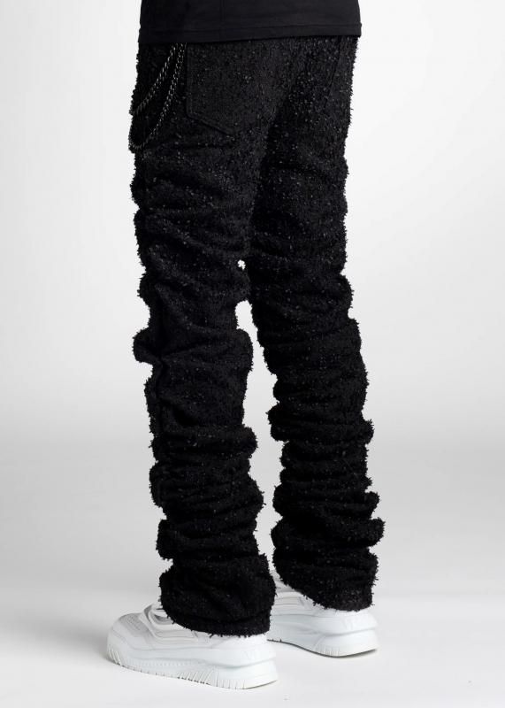 GUAPI / ALL BLACK SUPER STACKED DENIM - GANGSTA MARKET