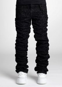 GUAPI / ALL BLACK SUPER STACKED DENIM