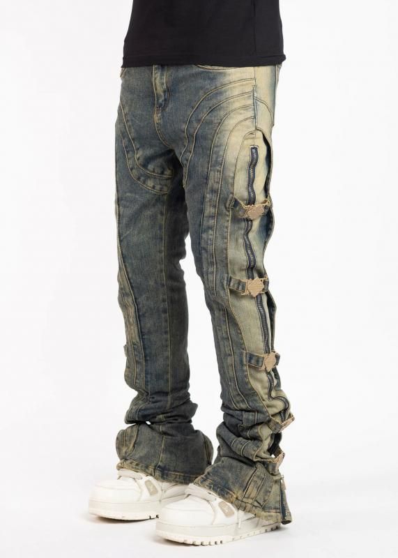 GUAPI / KHAKI PREMIUM DENIM - GANGSTA MARKET 【ギャングスタ
