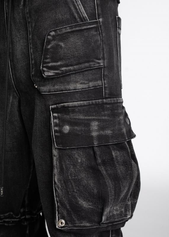 GUAPI / IRON GREY CARGO DENIM - GANGSTA MARKET